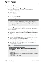 Preview for 11 page of Silvercrest 303317 Operating Instructions Manual