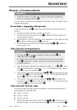 Preview for 114 page of Silvercrest 303317 Operating Instructions Manual