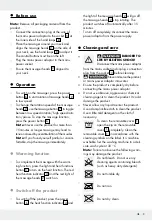 Preview for 9 page of Silvercrest 303829 Operation And Safety Notes