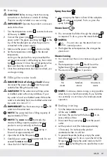 Preview for 18 page of Silvercrest 304052 Operation And Safety Notes