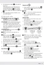 Preview for 36 page of Silvercrest 304052 Operation And Safety Notes