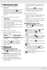 Preview for 46 page of Silvercrest 304052 Operation And Safety Notes