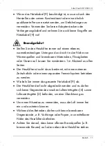 Preview for 13 page of Silvercrest 304245 Operating Instructions And Safety Instructions