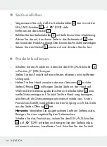 Preview for 14 page of Silvercrest 304340 Operation And Safety Notes