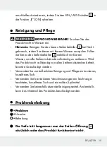 Preview for 15 page of Silvercrest 304340 Operation And Safety Notes