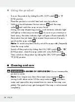 Preview for 28 page of Silvercrest 304340 Operation And Safety Notes