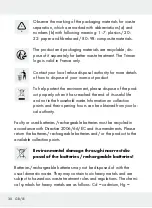 Preview for 30 page of Silvercrest 304340 Operation And Safety Notes