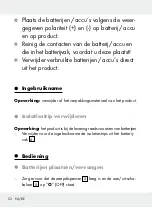 Preview for 52 page of Silvercrest 304340 Operation And Safety Notes