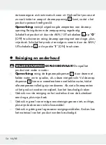 Preview for 54 page of Silvercrest 304340 Operation And Safety Notes