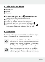 Preview for 81 page of Silvercrest 304340 Operation And Safety Notes