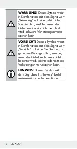 Preview for 8 page of Silvercrest 304359 Operation And Safety Notes