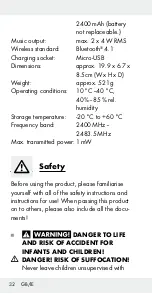 Предварительный просмотр 32 страницы Silvercrest 304359 Operation And Safety Notes