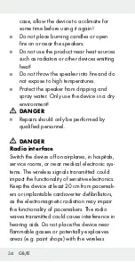 Предварительный просмотр 34 страницы Silvercrest 304359 Operation And Safety Notes