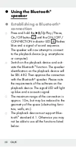 Предварительный просмотр 38 страницы Silvercrest 304359 Operation And Safety Notes