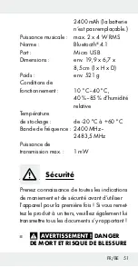 Предварительный просмотр 51 страницы Silvercrest 304359 Operation And Safety Notes