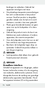 Предварительный просмотр 74 страницы Silvercrest 304359 Operation And Safety Notes