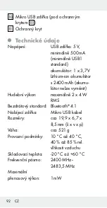 Предварительный просмотр 92 страницы Silvercrest 304359 Operation And Safety Notes