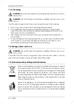 Preview for 32 page of Silvercrest 304452 Operating Instructions And Safety Instructions