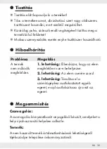 Preview for 38 page of Silvercrest 304463 Operation And Safety Notes