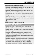 Preview for 58 page of Silvercrest 305804 Operating Instructions Manual