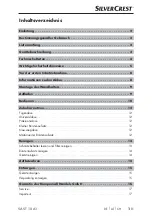 Предварительный просмотр 4 страницы Silvercrest 305856 Operating Instructions Manual