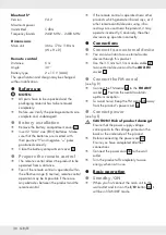 Preview for 32 page of Silvercrest 305906 Operation And Safety Notes