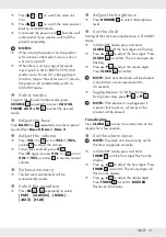 Preview for 33 page of Silvercrest 305906 Operation And Safety Notes