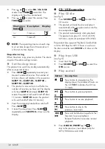 Preview for 34 page of Silvercrest 305906 Operation And Safety Notes