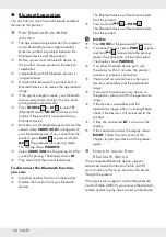 Preview for 36 page of Silvercrest 305906 Operation And Safety Notes