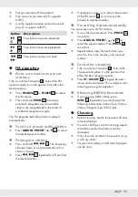 Preview for 37 page of Silvercrest 305906 Operation And Safety Notes