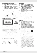 Preview for 44 page of Silvercrest 305906 Operation And Safety Notes