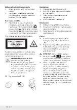 Preview for 78 page of Silvercrest 305906 Operation And Safety Notes