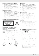 Preview for 95 page of Silvercrest 305906 Operation And Safety Notes