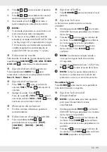 Preview for 101 page of Silvercrest 305906 Operation And Safety Notes