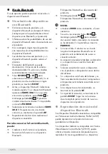 Preview for 104 page of Silvercrest 305906 Operation And Safety Notes