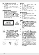 Preview for 112 page of Silvercrest 305906 Operation And Safety Notes