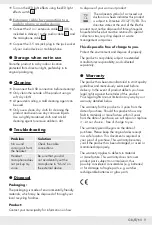 Предварительный просмотр 8 страницы Silvercrest 306134 Operation And Safety Notes