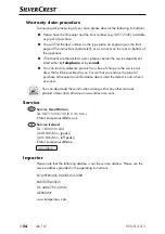 Preview for 57 page of Silvercrest 306411 Operating Instructions And Safety Instructions