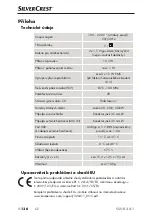 Preview for 139 page of Silvercrest 306411 Operating Instructions And Safety Instructions