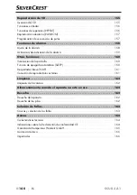 Preview for 143 page of Silvercrest 306411 Operating Instructions And Safety Instructions