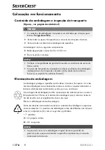 Preview for 179 page of Silvercrest 306411 Operating Instructions And Safety Instructions