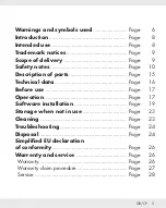 Preview for 5 page of Silvercrest 307261 1904 Operation And Safety Notes