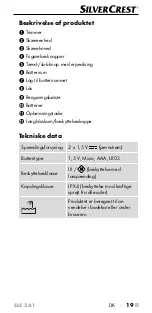 Предварительный просмотр 22 страницы Silvercrest 307266 Operating Instructions Manual