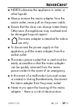 Предварительный просмотр 30 страницы Silvercrest 307268 Operating Instructions Manual