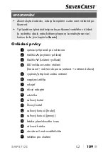 Предварительный просмотр 112 страницы Silvercrest 307268 Operating Instructions Manual