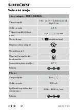 Предварительный просмотр 113 страницы Silvercrest 307268 Operating Instructions Manual