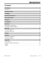 Preview for 4 page of Silvercrest 307596 Operating Instructions Manual