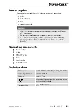 Preview for 6 page of Silvercrest 307597 Operating Instructions Manual