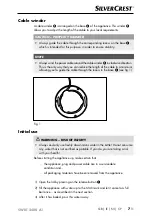 Preview for 10 page of Silvercrest 307597 Operating Instructions Manual