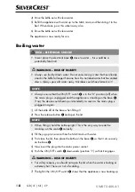 Preview for 11 page of Silvercrest 307597 Operating Instructions Manual